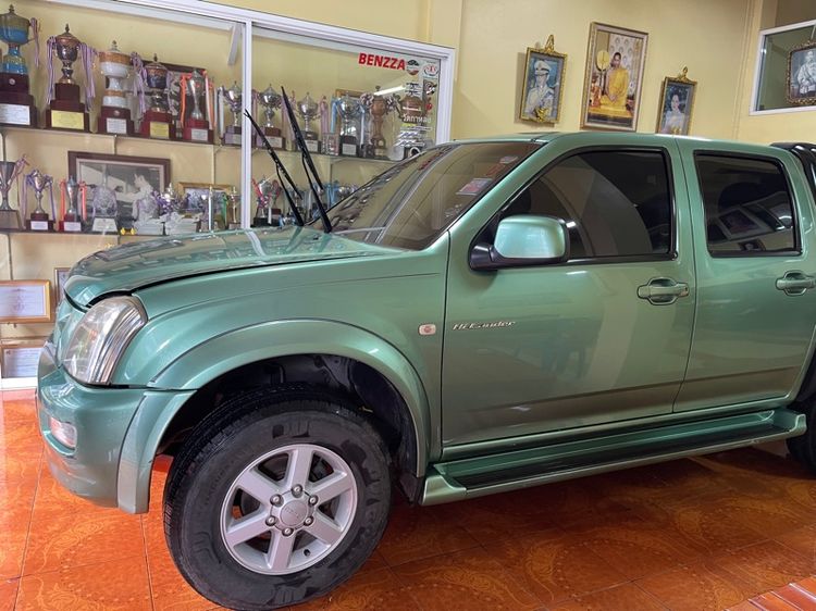 Isuzu D-MAX 2004 3.0 Hi-Lander Pickup ดีเซล ไม่ติดแก๊ส เกียร์ธรรมดา เขียว รูปที่ 3