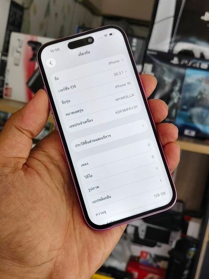  iPhone 16 128GB Pink(LL) รูปที่ 3