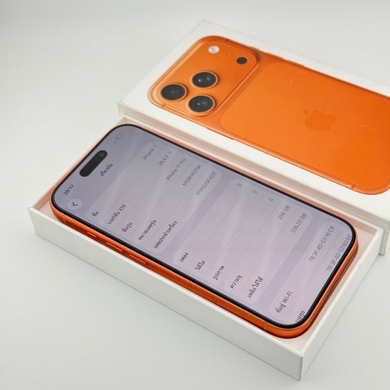 iPhone 17 Pro 256GB ประกันศูนย์ สุขภาพแบต100 รูปที่ 8