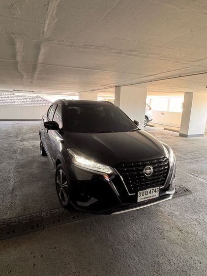 Nissan Kicks 2022 1.2 V Utility-car ไฮบริด ไม่ติดแก๊ส เกียร์อัตโนมัติ ดำ รูปที่ 4