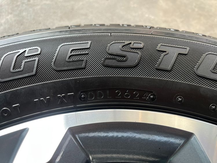 ✨ล้อแม็ก✨Mitsu Triton ขอบ 18 เทาหน้าเงา พร้อมยาง 265-60-18 Bridgestone♨️ปี 24♨️ รูปที่ 9