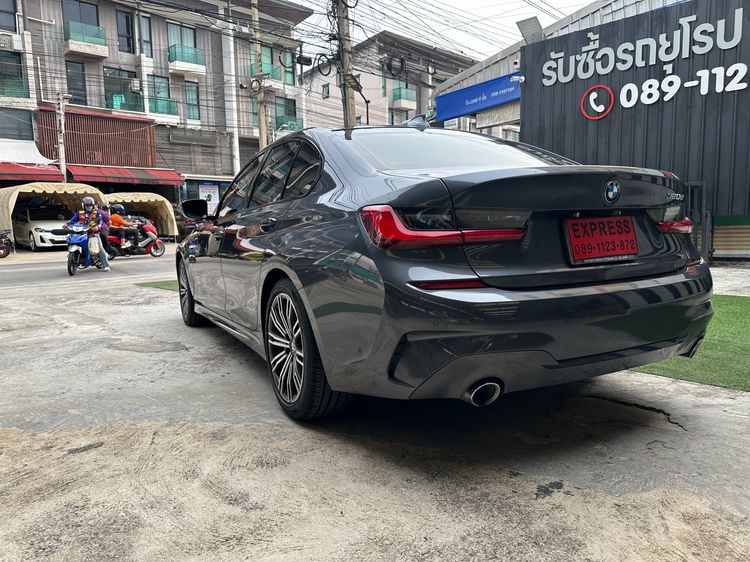 BMW Series 3 2020 320d Sedan ดีเซล ไม่ติดแก๊ส เกียร์อัตโนมัติ เทา รูปที่ 4