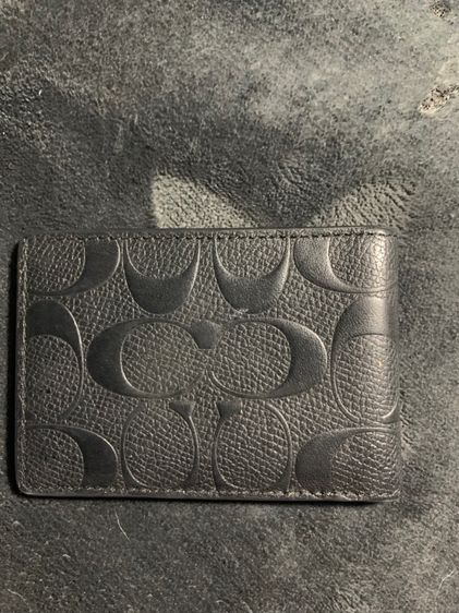 Coach รุ่น 3-In-1 Wallet In Signature Leather สีดำ (Black) มือสองมีแต่ตัวลูกใส่บัตร ใบแม่ไม่มี อ่านก่อนซื้องดดราม่า รูปที่ 3