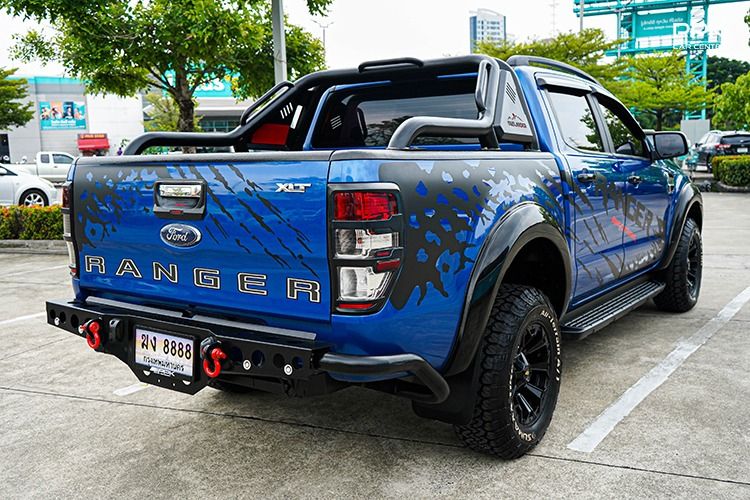 Ford Ranger 2020 2.2 Hi-Rider XLT Pickup ดีเซล ไม่ติดแก๊ส เกียร์อัตโนมัติ น้ำเงิน รูปที่ 4
