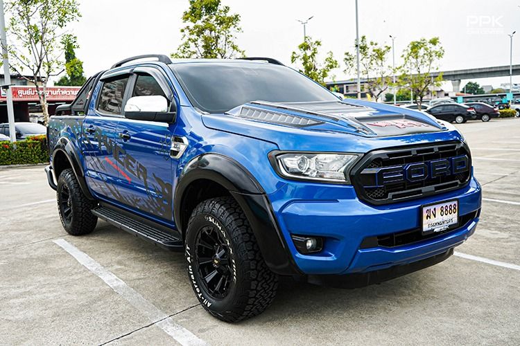 Ford Ranger 2020 2.2 Hi-Rider XLT Pickup ดีเซล ไม่ติดแก๊ส เกียร์อัตโนมัติ น้ำเงิน รูปที่ 3