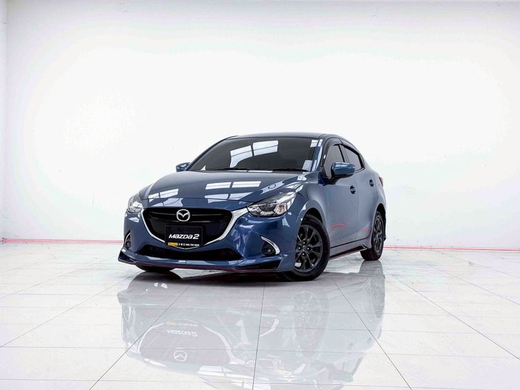 Mazda Mazda 2 2019 1.3 High Connect Sedan เบนซิน ไม่ติดแก๊ส เกียร์อัตโนมัติ น้ำเงิน