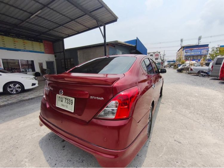 Nissan Almera 2017 1.2 E Sportech Sedan เบนซิน ไม่ติดแก๊ส เกียร์อัตโนมัติ แดง