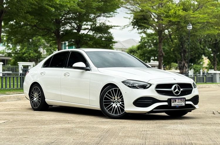 Mercedes-Benz C-Class 2023 C220 Sedan ดีเซล ไม่ติดแก๊ส เกียร์อัตโนมัติ ขาว รูปที่ 3