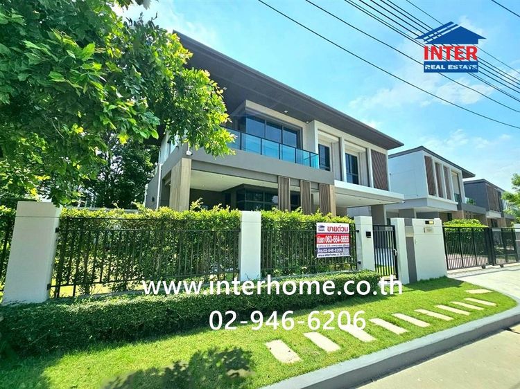 บ้านเดี่ยว 2 ชั้น 80.3 ตร.ว. หมู่บ้านบางกอกบูเลอวาร์ด บางนา-ศรีนครินทร์ ใกล้เมกาบางนา และโรงเรียนนานาชาติสิงคโปร์สุวรรณภูมิ  รูปที่ 2