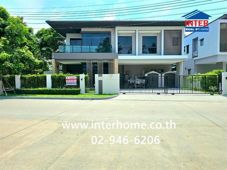 บ้านเดี่ยว 2 ชั้น 80.3 ตร.ว. หมู่บ้านบางกอกบูเลอวาร์ด บางนา-ศรีนครินทร์ ใกล้เมกาบางนา และโรงเรียนนานาชาติสิงคโปร์สุวรรณภูมิ 