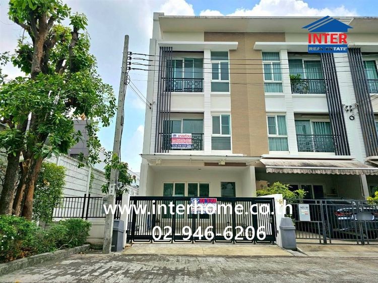 ทาวน์เฮ้าส์ 3 ชั้น 28.5 ตร.ว. หมู่บ้านบ้านกลางเมือง พระราม9 - มอเตอร์เวย์ ติดถนนมอเตอร์เวย์ ใกล้รถไฟฟ้าสายสีเหลือง สถานีหัวหมาก ถนนพระราม9  รูปที่ 2