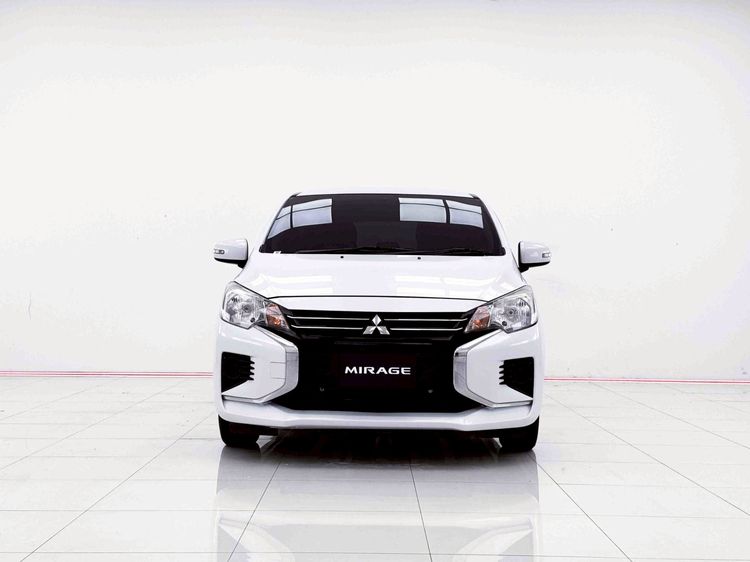 Mitsubishi Mirage 2020 1.2 GLX Sedan เบนซิน ไม่ติดแก๊ส เกียร์อัตโนมัติ ขาว รูปที่ 3