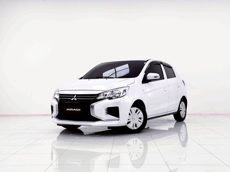 รถ Mitsubishi Mirage 1.2 GLX สี ขาว