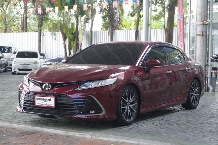 Toyota Camry 2022 2.5 Premium Sedan เบนซิน ไม่ติดแก๊ส เกียร์อัตโนมัติ แดง รูปที่ 3