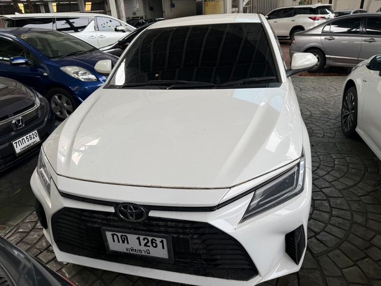 Toyota Yaris ATIV 2023 1.2 Sport Sedan เบนซิน ไม่ติดแก๊ส เกียร์อัตโนมัติ ขาว รูปที่ 2