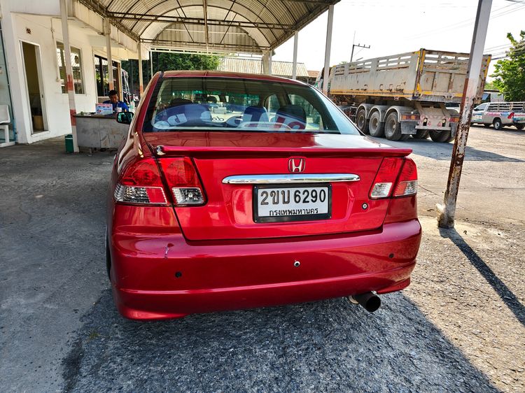 Honda Civic 2005 1.7 EXi Sedan เบนซิน ไม่ติดแก๊ส เกียร์อัตโนมัติ แดง รูปที่ 4