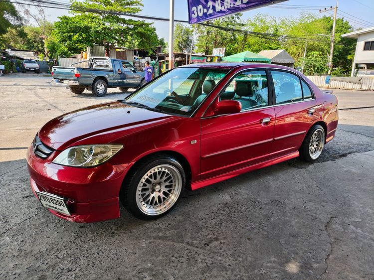 Honda Civic 2005 1.7 EXi Sedan เบนซิน ไม่ติดแก๊ส เกียร์อัตโนมัติ แดง รูปที่ 3