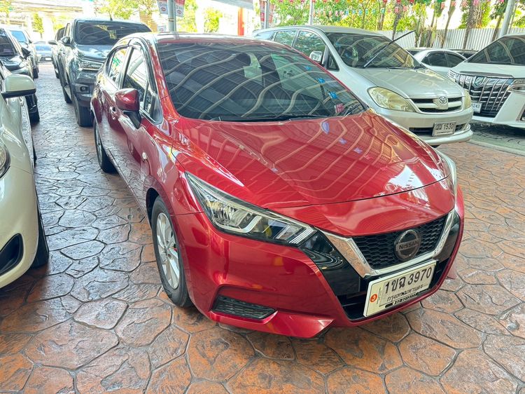 รถ Nissan Almera 1.0 EL สี แดง