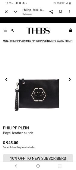 กระเป๋าคลัทช์ Phillip Plein  รูปที่ 9