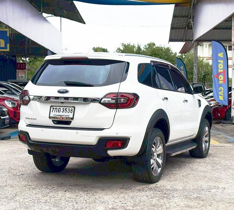 Ford Everest 2018 2.2 Titanium Plus Utility-car ดีเซล ไม่ติดแก๊ส เกียร์อัตโนมัติ ขาว รูปที่ 3