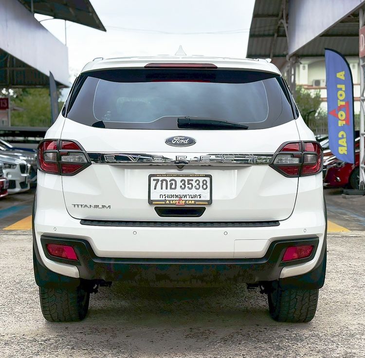 Ford Everest 2018 2.2 Titanium Plus Utility-car ดีเซล ไม่ติดแก๊ส เกียร์อัตโนมัติ ขาว รูปที่ 4