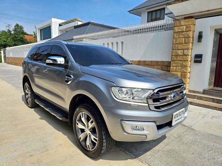 Ford Everest 2015 3.2 Titanium+ 4WD Pickup ดีเซล ไม่ติดแก๊ส เกียร์อัตโนมัติ บรอนซ์เงิน รูปที่ 2