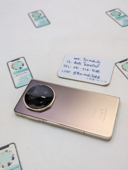 ขาย เทิร์น Honor Magic V5 เครื่องนอก 2 ซิม เหมือนศูนย์ไทย ขายตามสภาพ มีตัวเครื่อง และเคส เพียง 9,990 บาท เท่านั้น ครับ 