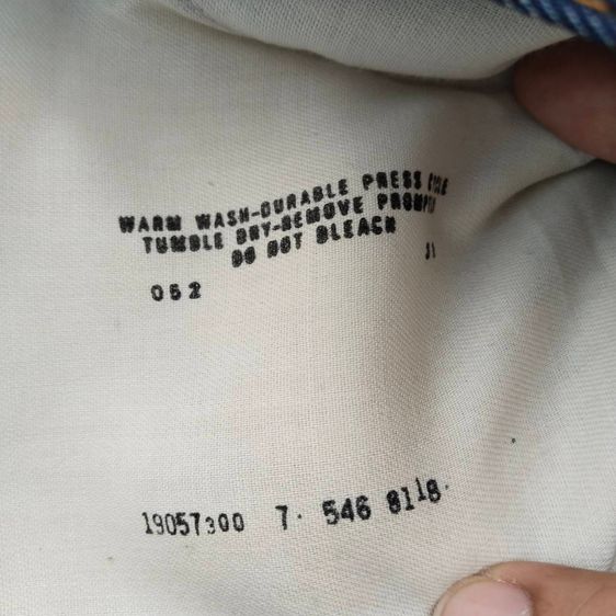 Vintage Levis Big E Orange Tab Sta-Prest Western Talon Zipper รูปที่ 4