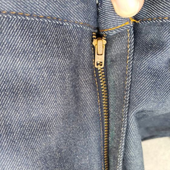 Vintage Levis Big E Orange Tab Sta-Prest Western Talon Zipper รูปที่ 6