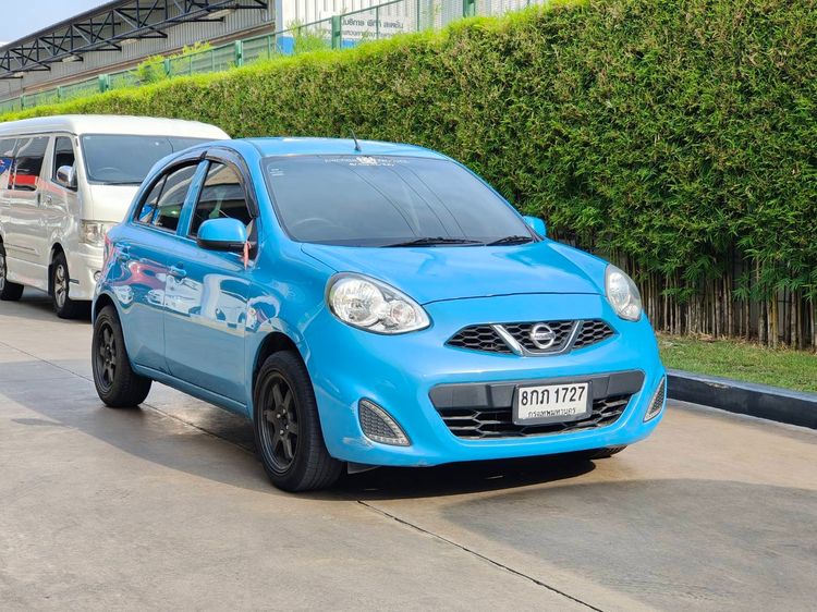Nissan March 2019 1.2 E Sedan เบนซิน ไม่ติดแก๊ส เกียร์อัตโนมัติ ฟ้า