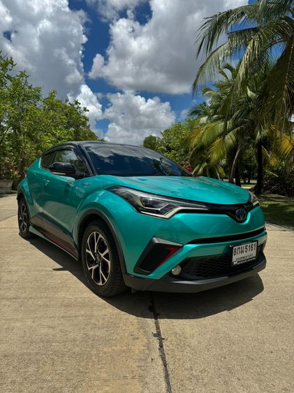 Toyota C-HR 2019 1.8 HV Hi Sedan ไฮบริด ไม่ติดแก๊ส เกียร์อัตโนมัติ เขียว
