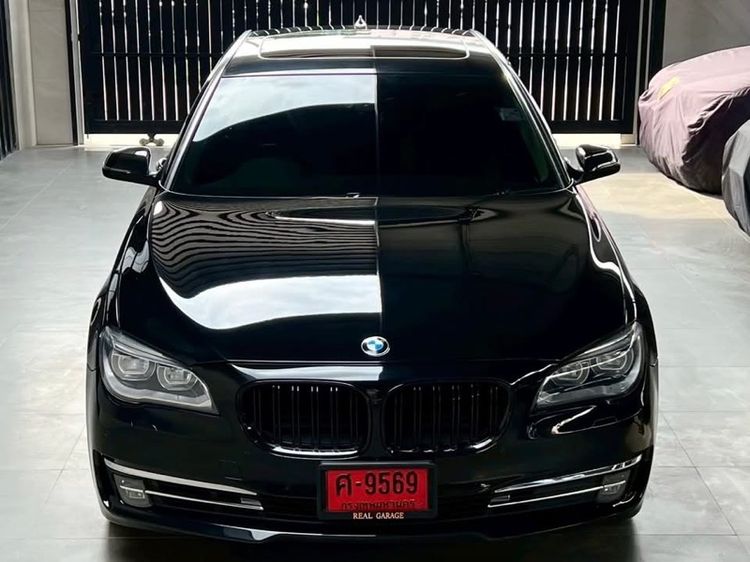 BMW Series 7 2014 730Ld Sedan ดีเซล ไม่ติดแก๊ส เกียร์อัตโนมัติ ดำ รูปที่ 2