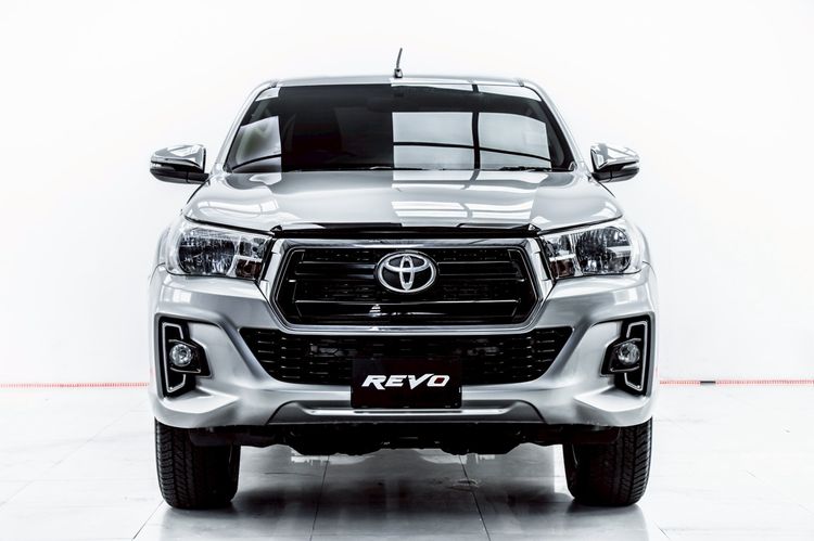 Toyota Hilux Revo 2019 2.4 E Prerunner Pickup ดีเซล ไม่ติดแก๊ส เกียร์ธรรมดา เทา รูปที่ 4