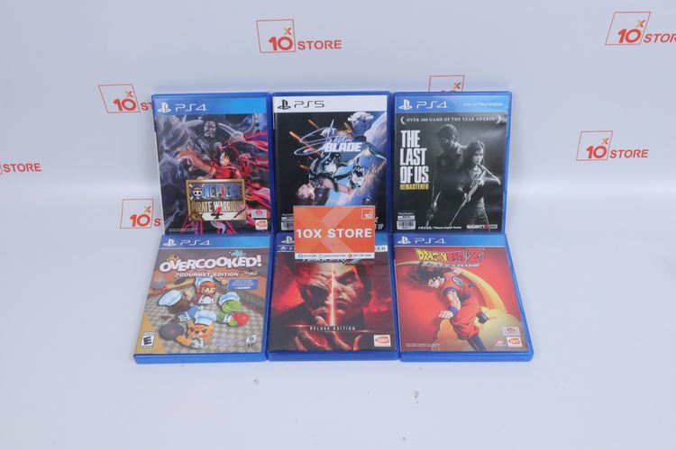 แผ่นเกม PS4 . PS5
