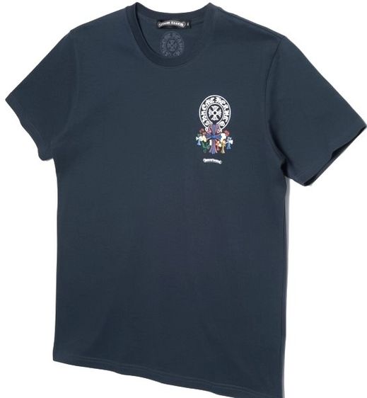 Chrome Hearts Multi Color Cross Cemetery T-Shirt  รูปที่ 4