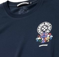 Chrome Hearts Multi Color Cross Cemetery T-Shirt  รูปที่ 3