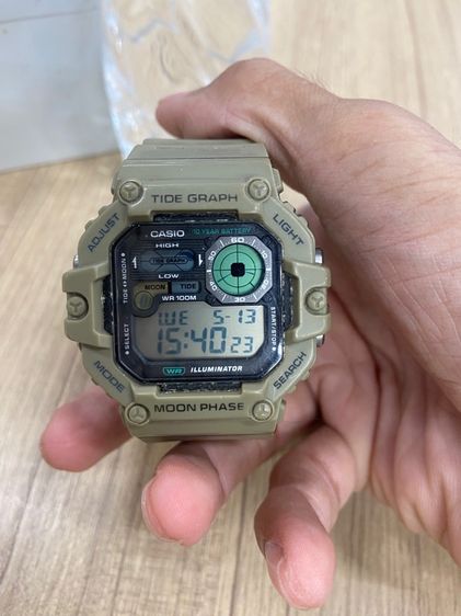 น้ำตาล นาฬิกาCasio ขาย อุปกรณ์ครบ