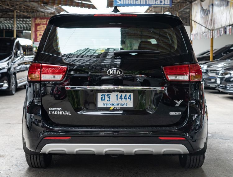 Kia Grand Carnival 2017 2.2 EX Utility-car ดีเซล ไม่ติดแก๊ส เกียร์อัตโนมัติ ดำ รูปที่ 4
