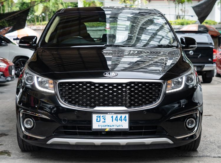 Kia Grand Carnival 2017 2.2 EX Utility-car ดีเซล ไม่ติดแก๊ส เกียร์อัตโนมัติ ดำ
