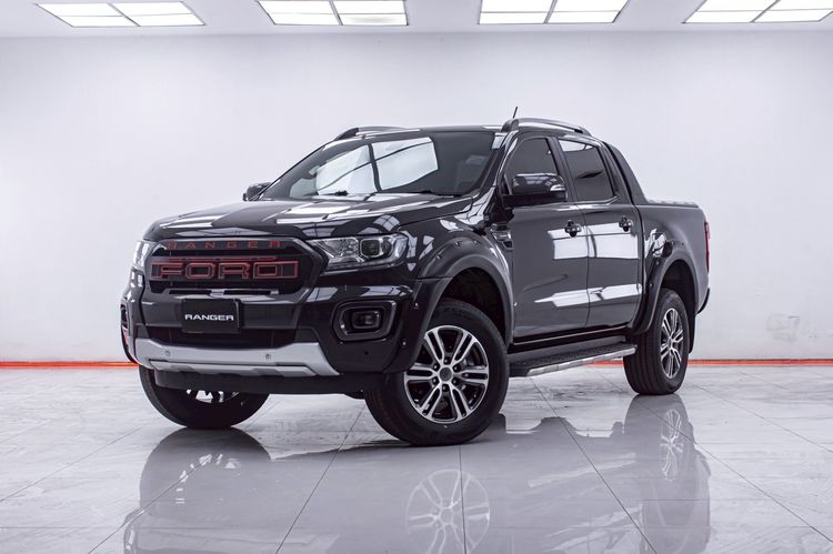 รถ Ford Ranger 2.0 Turbo Hi-Rider Wildtrak สี ดำ