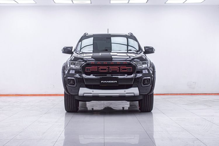 Ford Ranger 2020 2.0 Turbo Hi-Rider Wildtrak Pickup ดีเซล ไม่ติดแก๊ส เกียร์อัตโนมัติ ดำ รูปที่ 4