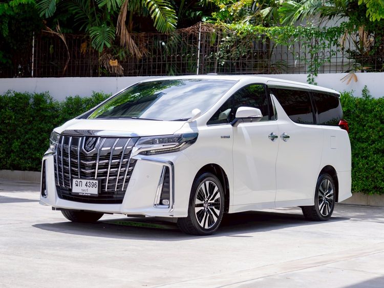 Toyota Alphard 2017 2.5 Hybrid SR C-Package E-Four 4WD Utility-car ไฮบริด ไม่ติดแก๊ส เกียร์อัตโนมัติ ขาว รูปที่ 3