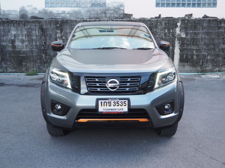 Nissan Navara 2020 2.5 Calibre EL Pickup ดีเซล ไม่ติดแก๊ส เกียร์อัตโนมัติ เทา รูปที่ 3