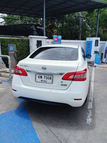 Nissan Sylphy 2014 1.6 E Sedan เบนซิน ไม่ติดแก๊ส เกียร์อัตโนมัติ ขาว รูปที่ 2