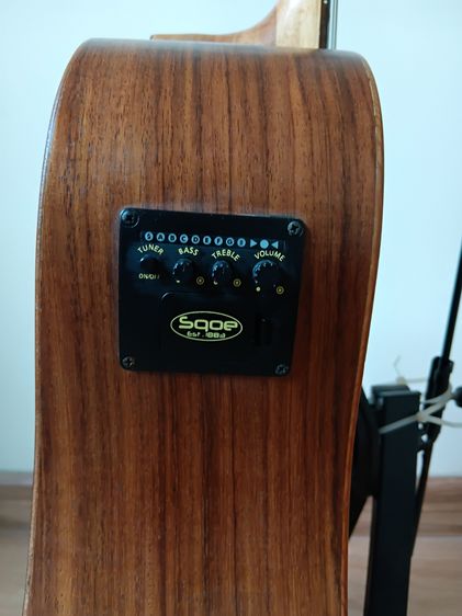 กีต้าร์โปร่งไฟฟ้า Sqoe รุ่น ED90 ไม้หน้าแท้ Top solid  รูปที่ 9