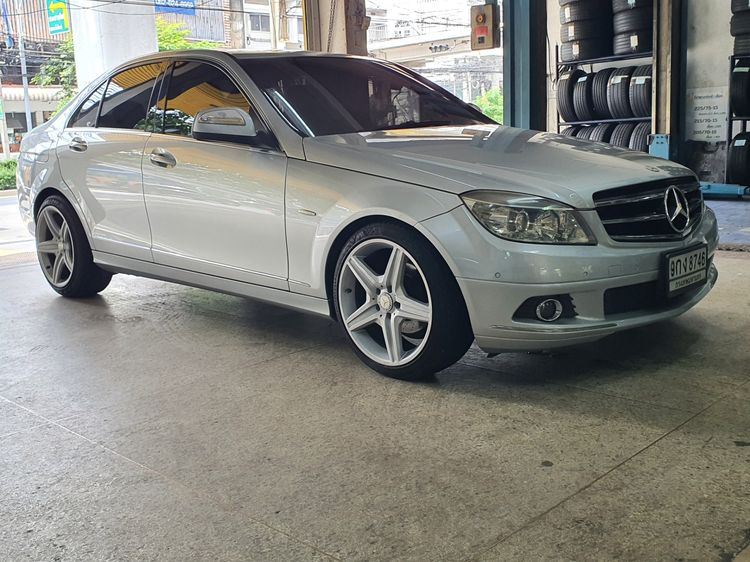 Mercedes-Benz C-Class 2009 C200 Kompressor Sedan เบนซิน ไม่ติดแก๊ส เกียร์อัตโนมัติ เทา รูปที่ 2
