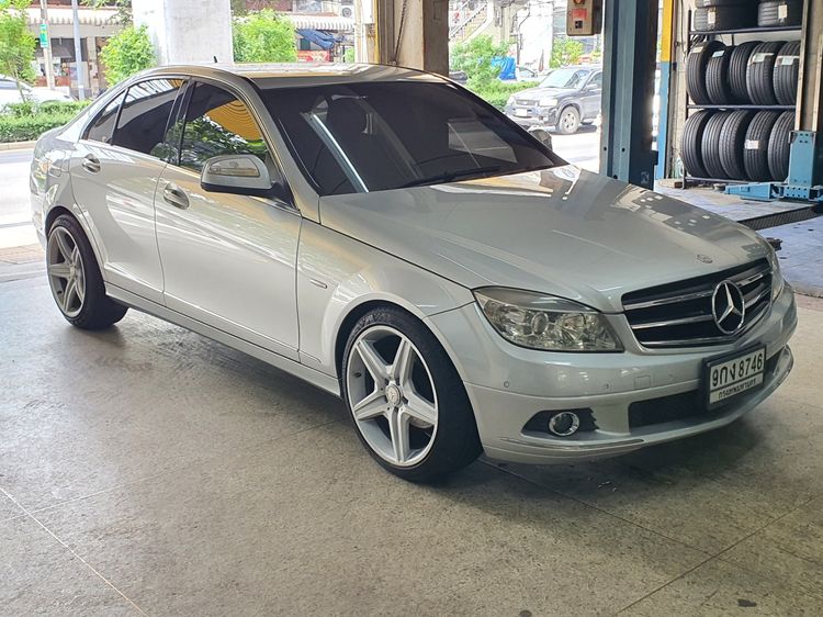 Mercedes-Benz C-Class 2009 C200 Kompressor Sedan เบนซิน ไม่ติดแก๊ส เกียร์อัตโนมัติ เทา รูปที่ 3