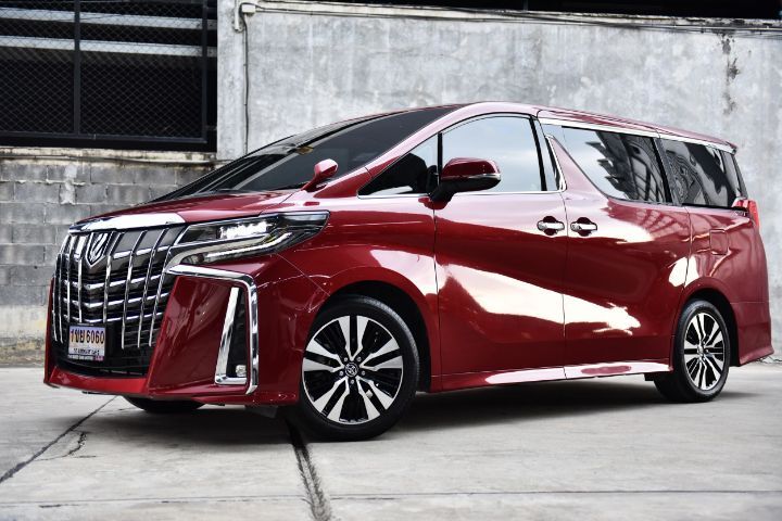 Toyota Alphard 2021 2.5 Utility-car เบนซิน ไม่ติดแก๊ส เกียร์อัตโนมัติ แดง รูปที่ 2