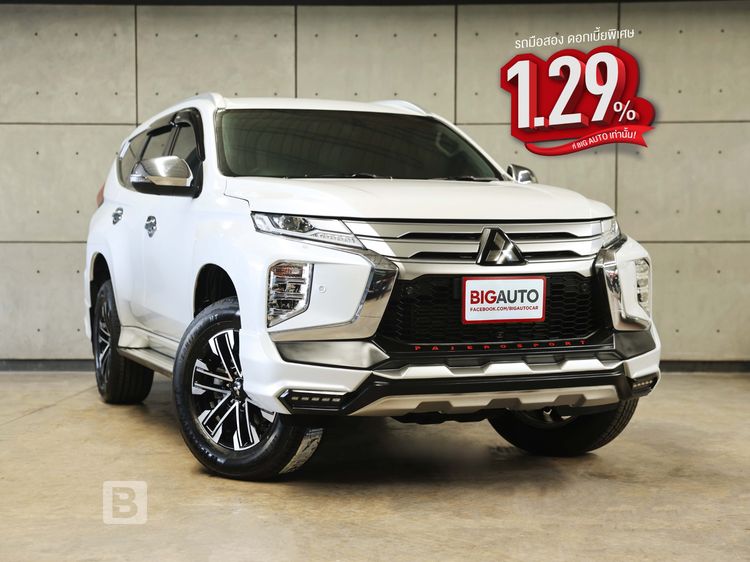 Mitsubishi Pajero Sport 2021 2.4 GT Premium Utility-car ดีเซล ไม่ติดแก๊ส เกียร์อัตโนมัติ ขาว