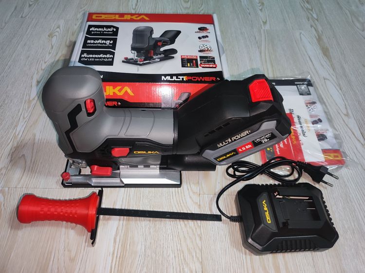 อุปกรณ์เครื่องมือช่าง นขายเลื่อยจิ๊กซอว์ไร้สาย Osuka OCJS867-N 20V ของใหม่ยังไม่ได้สแกนลงทะเบียนประกัน โปรดอ่านรายละเอียดด้านในก่อนครับ 